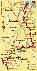 Atlas der römischen Wasserleitung nach Köln.